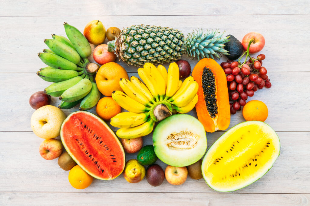 Photo d'une mixture de fruit